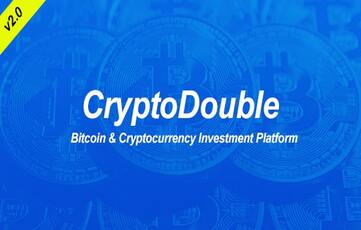 CryptoDouble - Bitcoin and Cryptocurrency HYIP Investment Platform By GeniusOcean