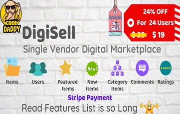 DigiSell - Single Vendor Digital Marketplace