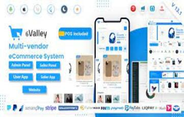 6valley Multi-Vendor E-Commerce - ECommerce Mobile App, Web, Seller