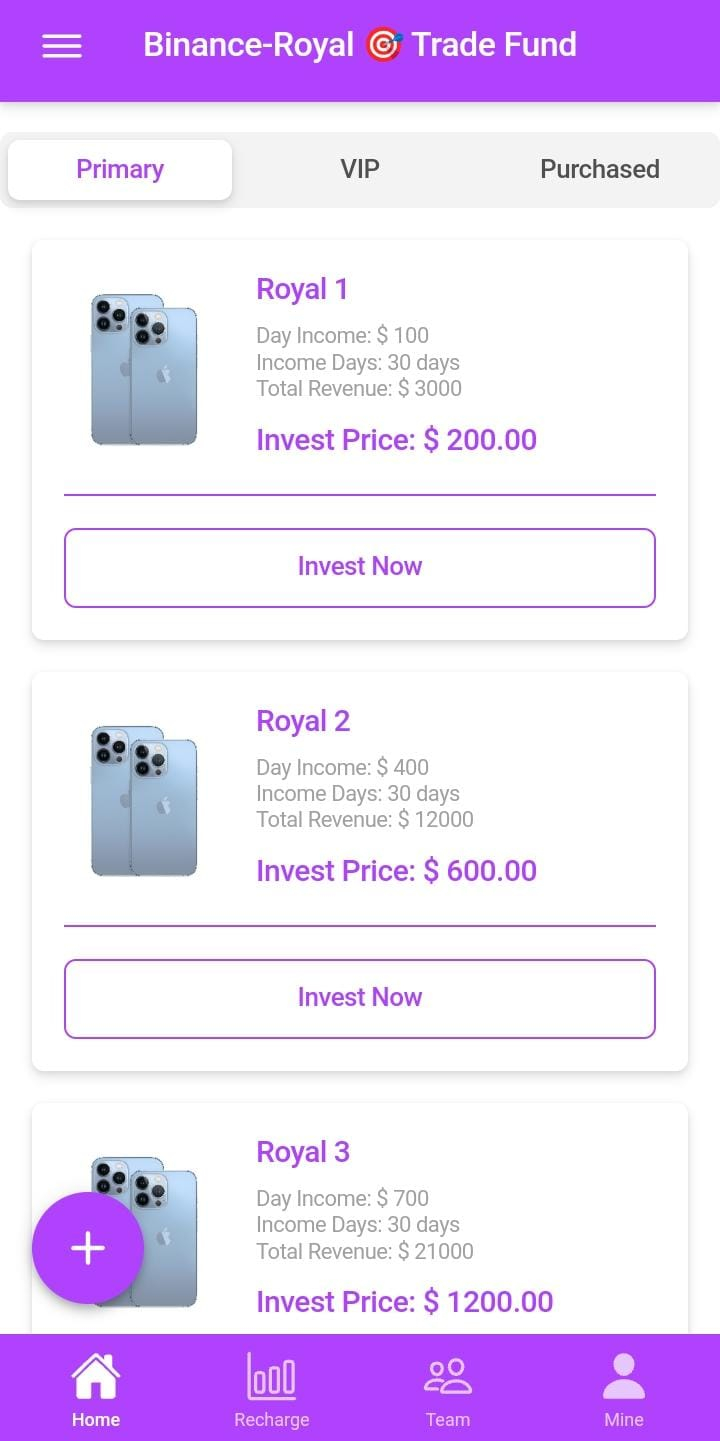 Binance Royal Power Bank Script