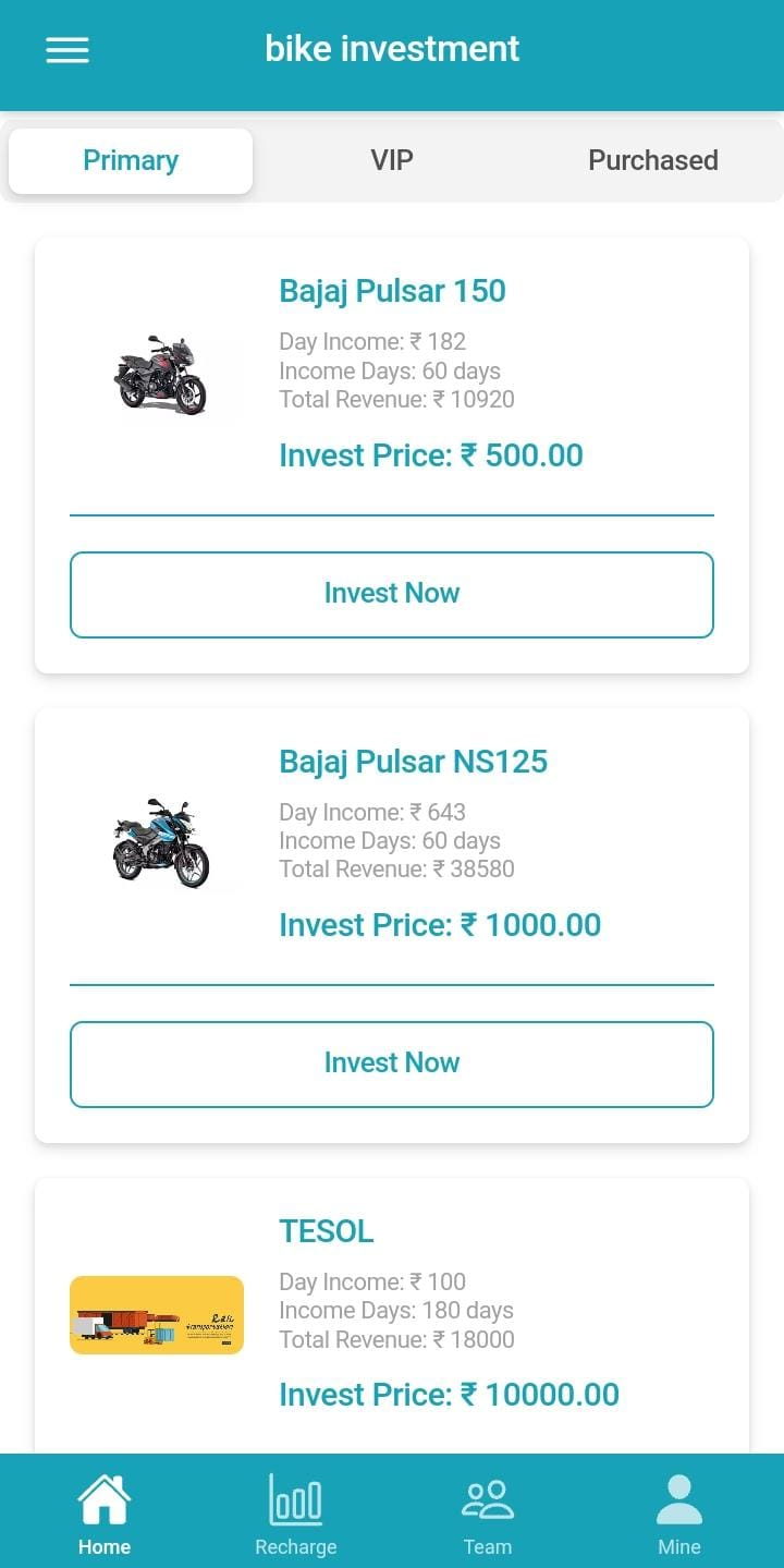 Bike Invest Power Bank Script