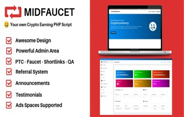MidFaucet - Crypto Earning Faucet