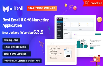 Maildoll - Email Marketing & SMS Marketing SaaS Application