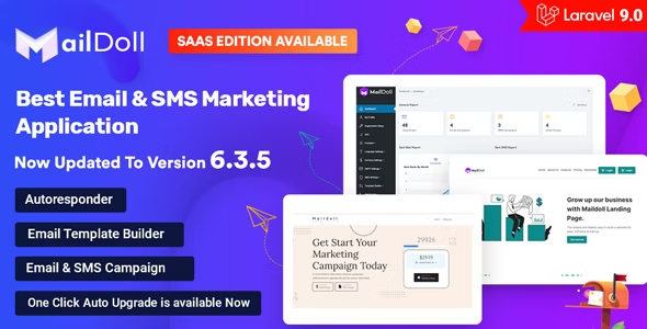 Maildoll - Email Marketing & SMS Marketing SaaS Application