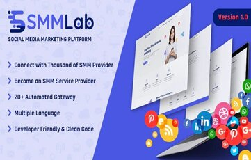 SMMLab - Social Media Marketing SMM Platform